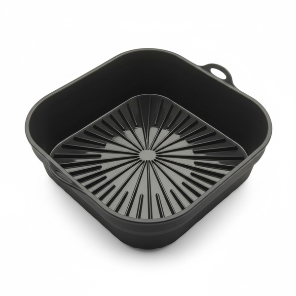 Reusable Silicone Air Fryer Basket Liner - Non Stick Reusable Cooking Tray