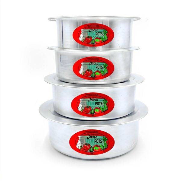 IYEN Set of 4 Heavy Duty Chutney Pots
