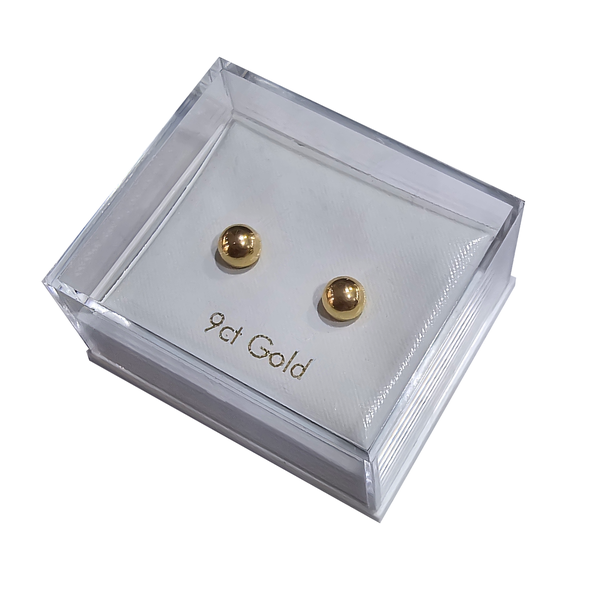 5mm Ball 9ct Yellow Gold Stud Earrings