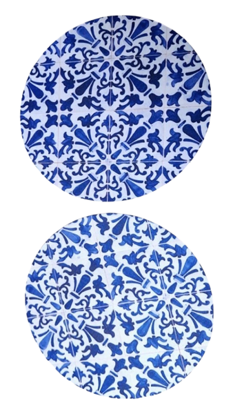 Blue Collision Bar Mat Combo