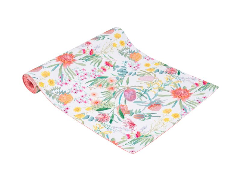 Maxwell and Williams - Royal Botanic Garden Blooms Cotton Runner - 150 x 33cm