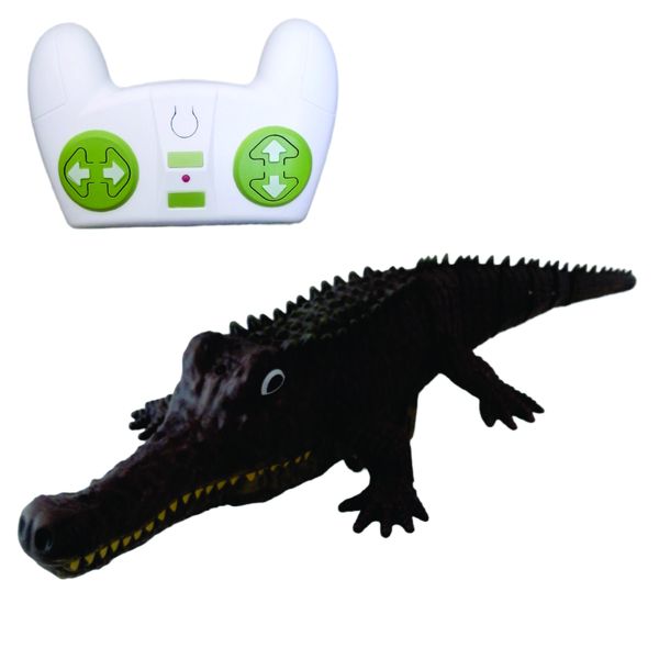 2.4G Remote Control Toy - Crocodile 34cm Long - Blue