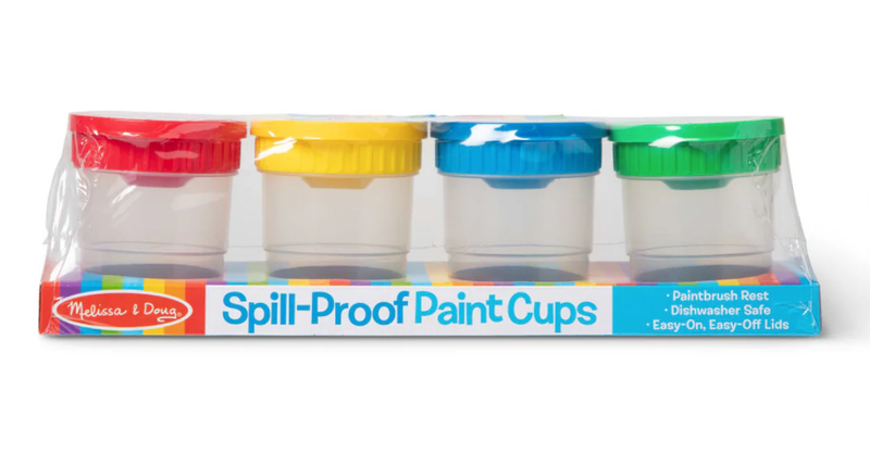 Melissa &amp; Doug Spill-Proof Paint Cups (Set of 4)
