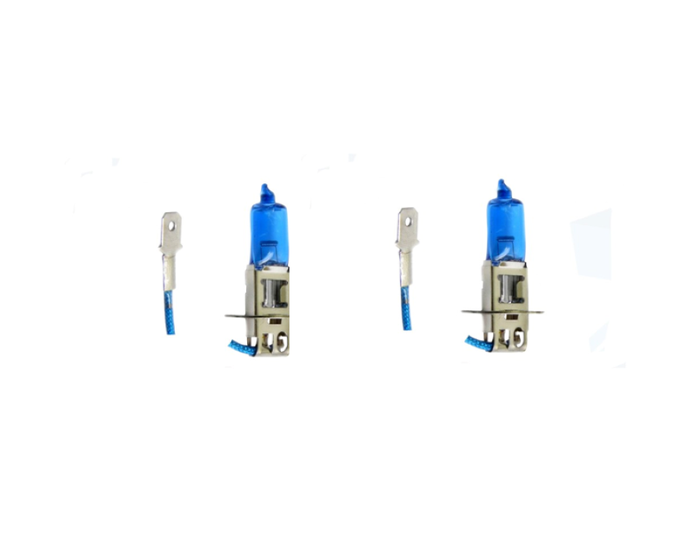 Lucas Car Light 12V 55W H3 Super White Bulbs (Pack of 2)