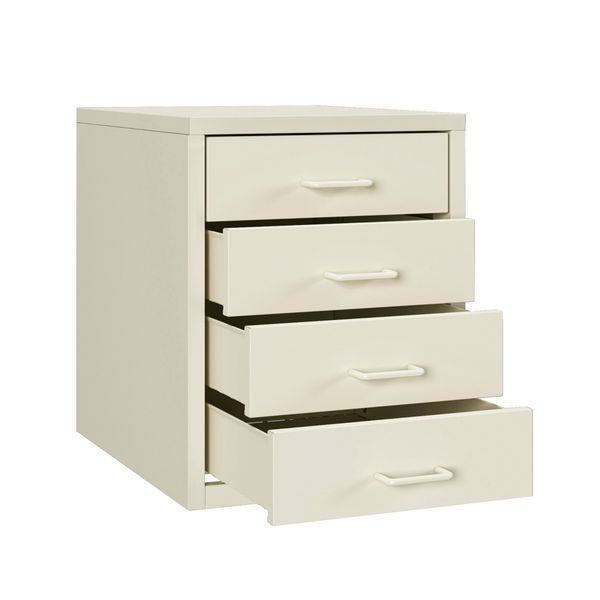 Steel Desk Organizer 4 Drawer Desktop Storage Cabinet