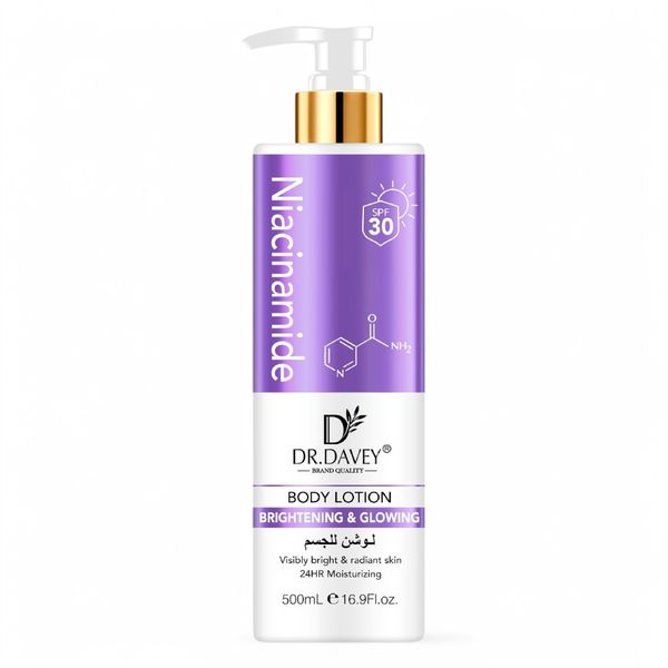 Dr Davey Niacinimide Glow Brightening Moisturizing Body Lotion 500ml
