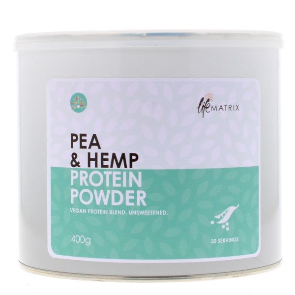 Lifematrix Pea and Hemp Protein Powder - 400g