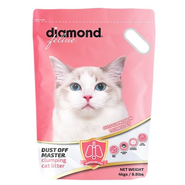 Diamond Feline Dust Off Cat Litter 4kg