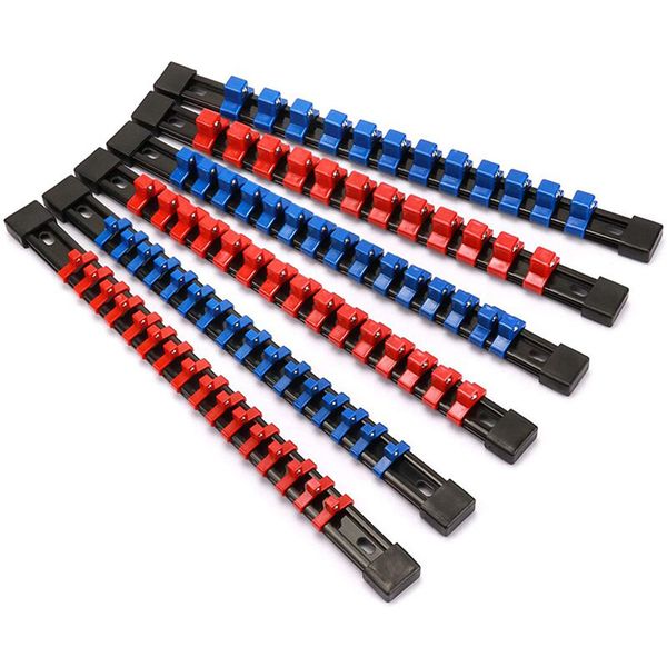 1/2", 3/8", 1/4" Plastic Socket Tray Storage Stand Sliding Rail Rack Holder
