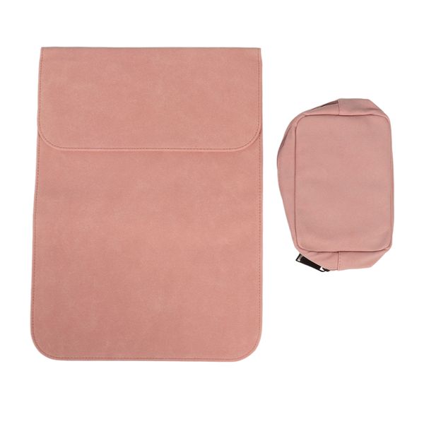 Laptop Sleeve Case PU Leather for 14.1in to 15.4in Laptops