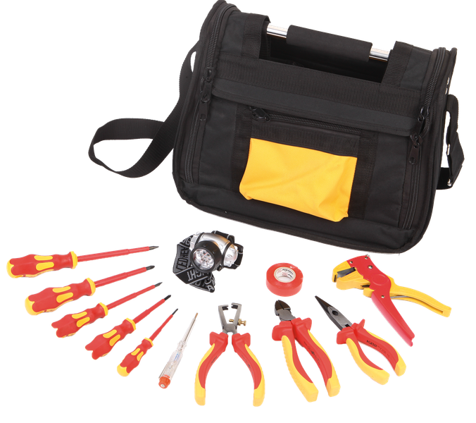 VDE 1000V 12pc Tool Set + Carry Bag