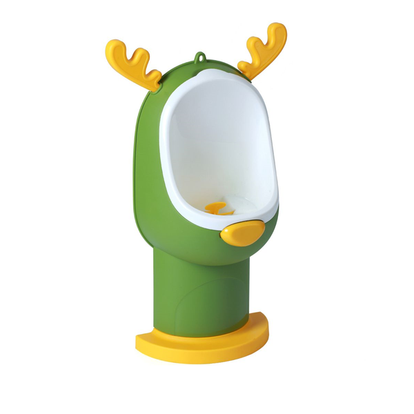 Adjustable Height Reindeer Baby Urinal Potty Training - Green/Yellow