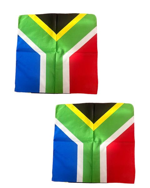 South Africa Flag Bandana Set of 2