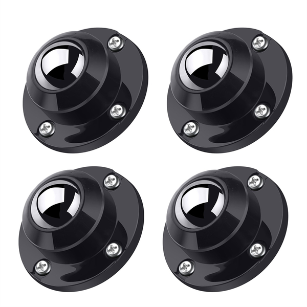 Self Adhesive Caster Wheels for Furniture, Low Profile Swivel