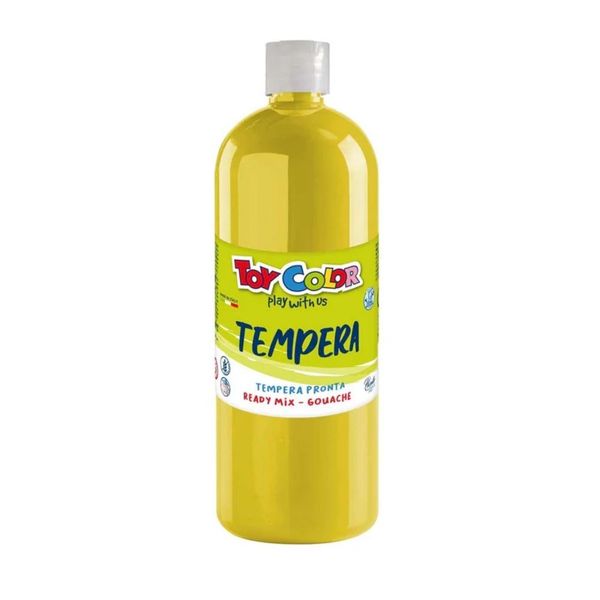 Toy Color - Superwashable Ready-Mix Tempera Paint for Kids - 1000ml