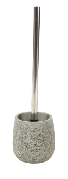 Polyresin Coral Toilet Brush Set