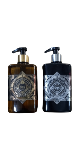 Dex - Luxury Liquid Soap Set of 2 - Amber/Musk