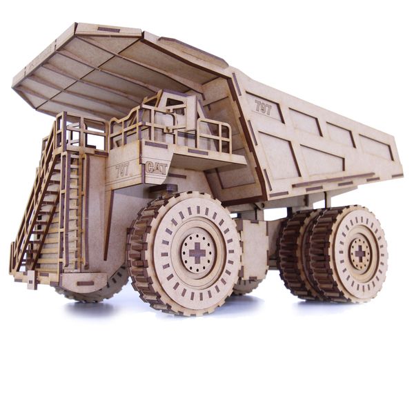 Wow We - 3D Wooden Model | 3D Puzzle | Caterpillar 797 Dump / Haul Truck