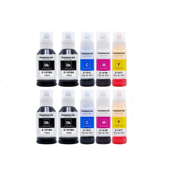 Compatible Ink set is compatible with Epson 101 - 4 x Black/2 x Cyan/2 x Magenta/2 x Yellow