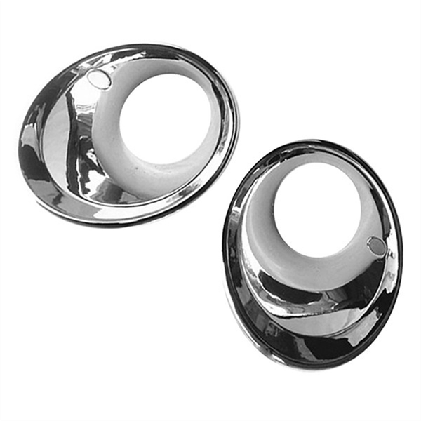 Styling Front Fog Light Frame Lamp Ring Cover Trim Compatible with Bmw