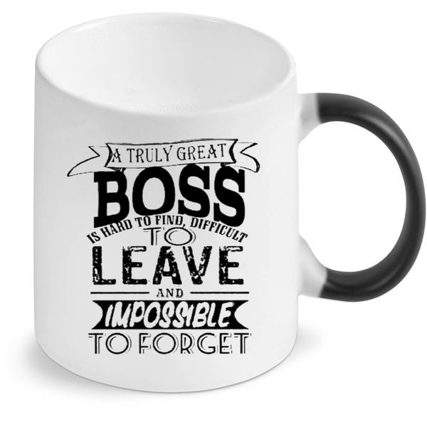 Great Boss Ever Boss's Day Birthday Christmas Colour Changing Gift Mug