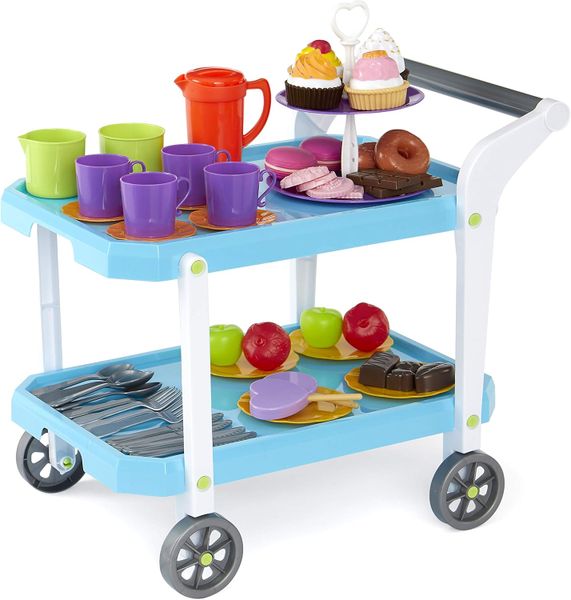 Tea and Dessert Cart Playset For Kids