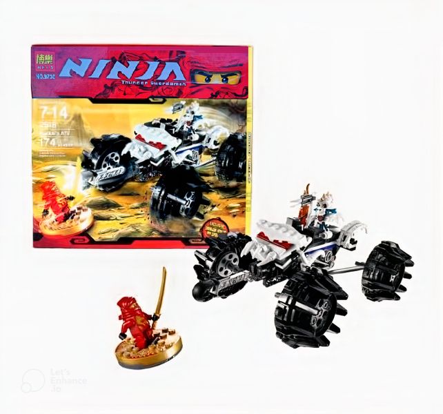 Fire Ninja Masters of Spinjtzu Building Block set Interlocking 174pc set