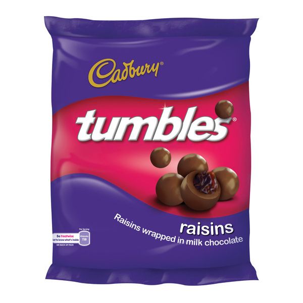Cadbury Tumbles Raisins - 36 x 65g