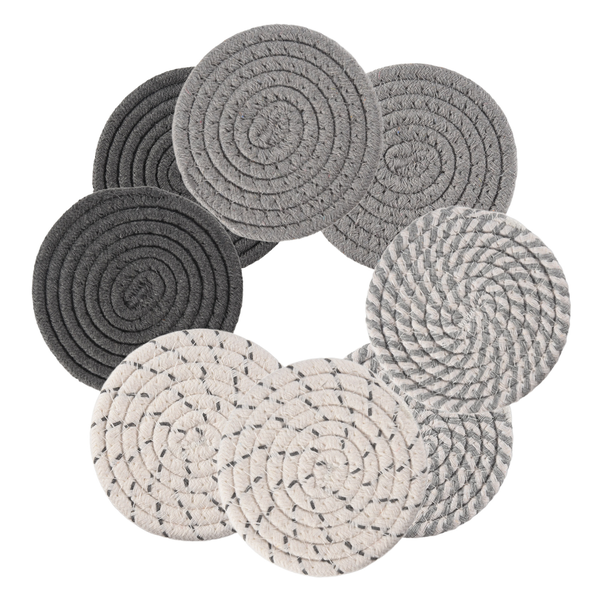 Drink Coasters with Holder, 4 Colors Absorbent Coasters 8Piece