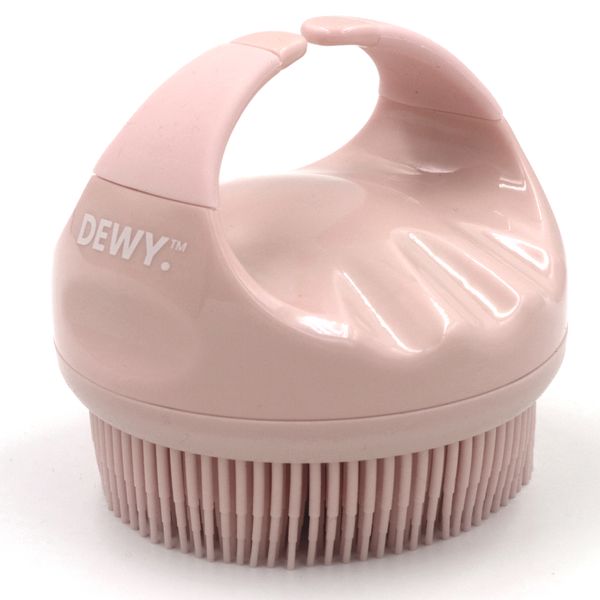 Dewy – Gentle Body Brush / Soft Silicone Bath &amp; Shower Exfoliator - Pink