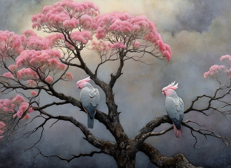 Modern Canvas Wall Art Home Decor - Pink Mist