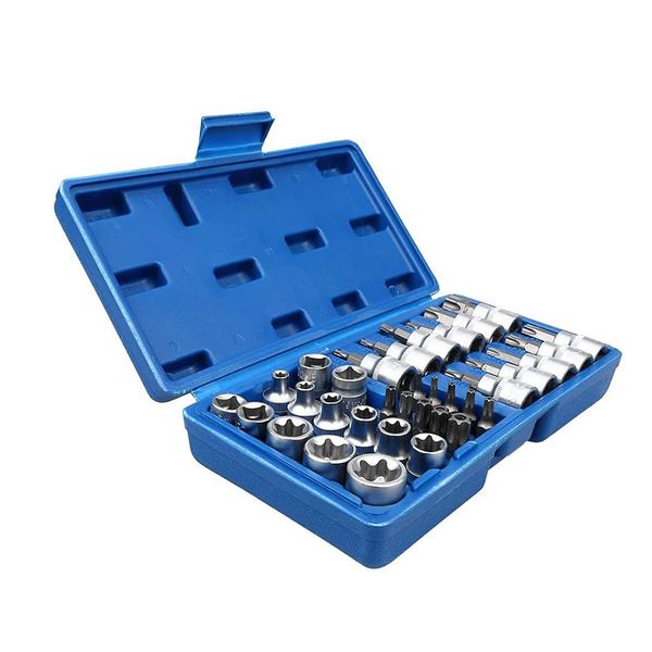 34-Piece Socket Spanner Male and Female Bit Set