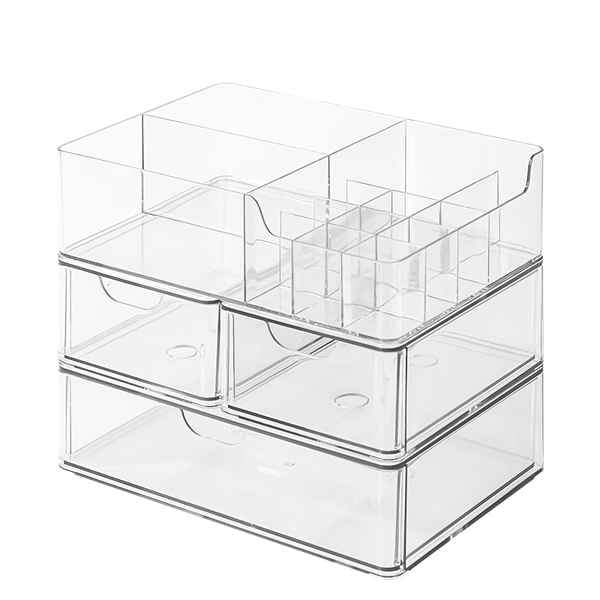 Deli Organizer Storage set Stackable Drawer for Cosmetics &amp; Office Supplies