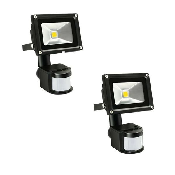 Set Of 2 30W LED Floodlight with Motion Sensor