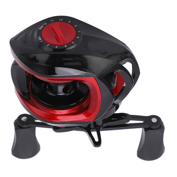 LK201 Black Red Baitcasting Reel RH