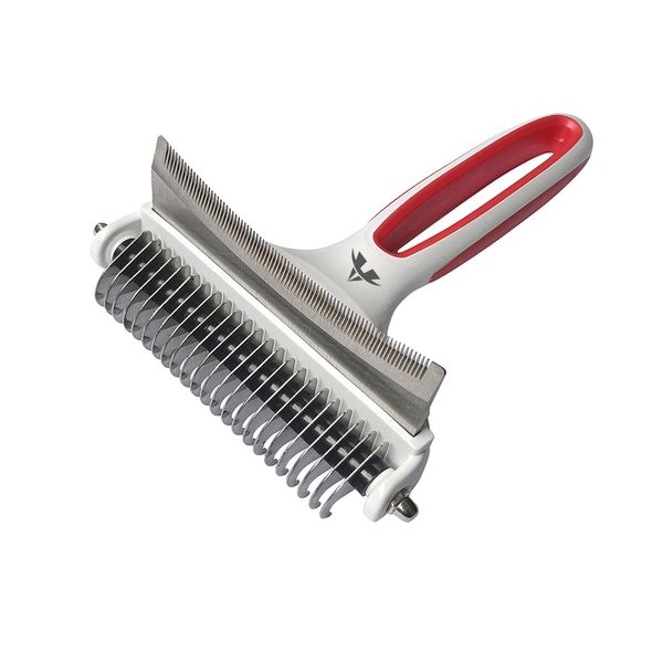 Double Sided Pet Hair Removal Brush Knotting Comb for Cats &amp; Dogs