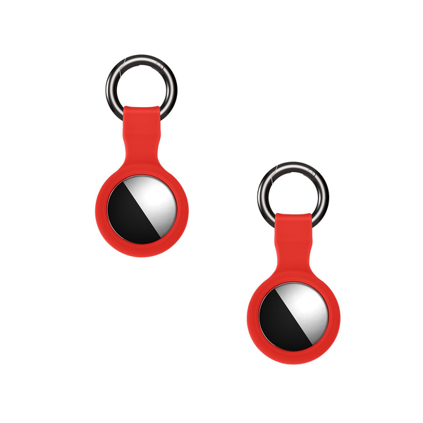 2x Durable Tracking Clip for Apple AirTags, Waterproof,Silicone,Anti-Theft