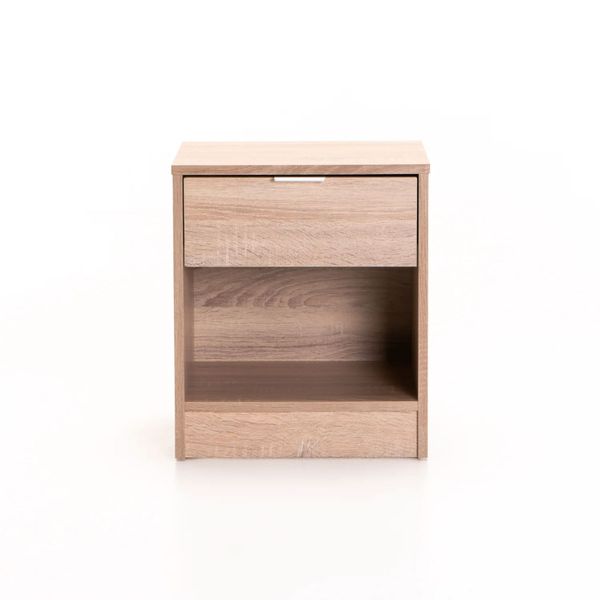 Theta 1 Drawer Pedestal - Light Oak