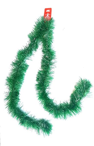 Classic Portable Perfect Christmas Tinsel / Garland Decoration - Green