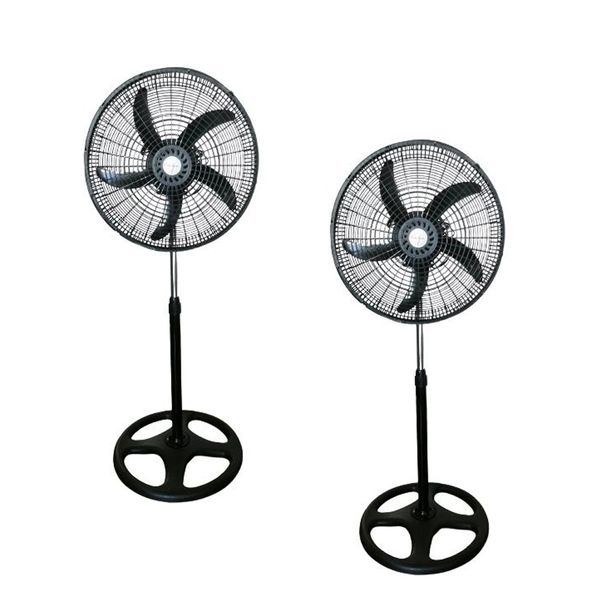 Fussion 18 inch Adjustable Pedestal Fan - Set of 2