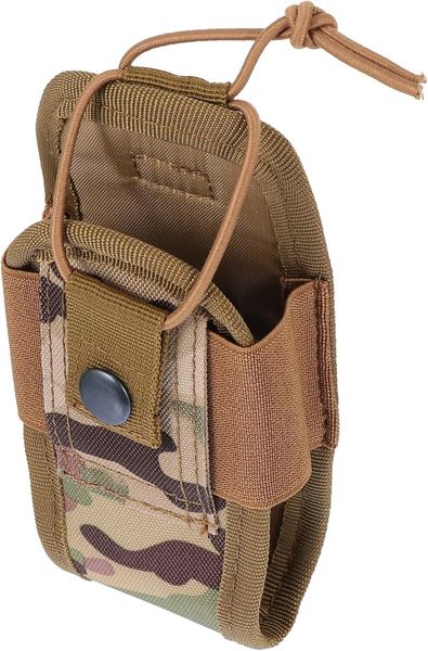 Tactical Radio Pouch Bag With Belt Clip Universal Outdoor Interphone Holde