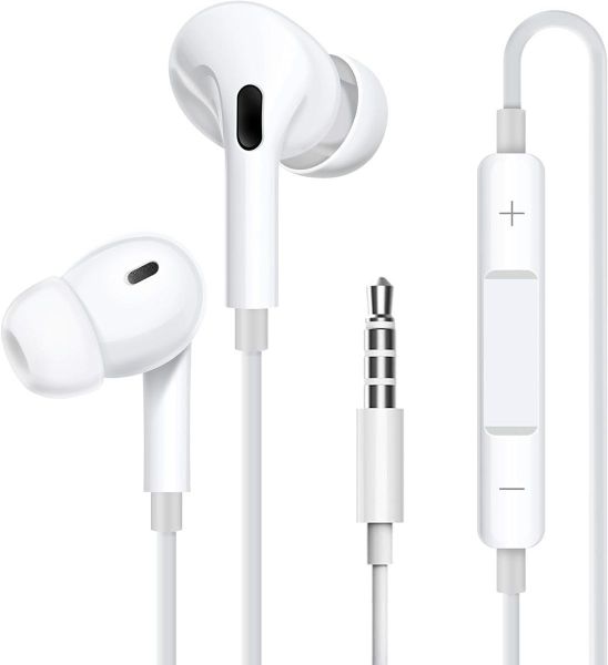 3.5mm In-Ear Headphones Universal Clear Sound Comfortable Fit &amp; Microphone