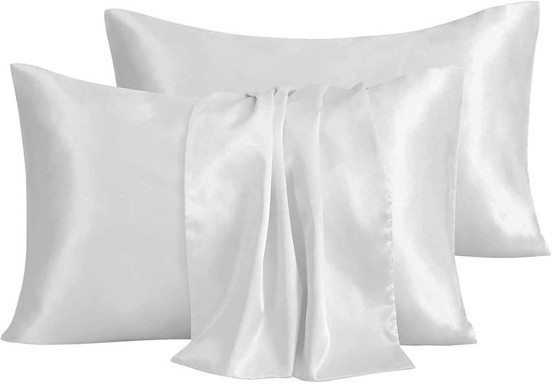 Sulfar Satin Pillowcase, 2 Pack Silky Satin Pillowcases for Hair and Skin