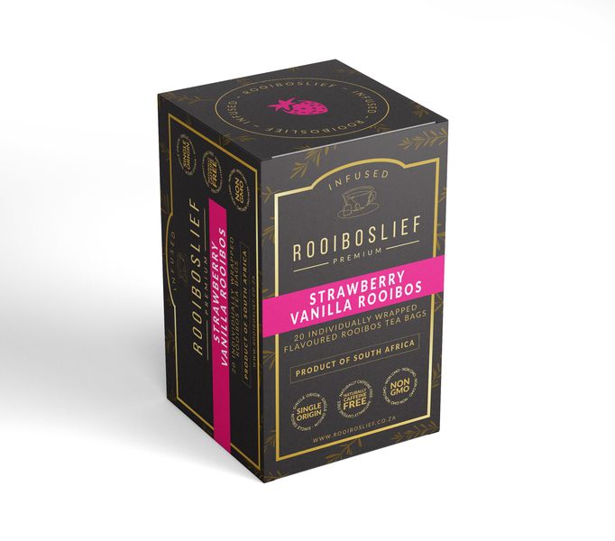 Rooiboslief Premium Infused Rooibos - Strawberry Vanilla