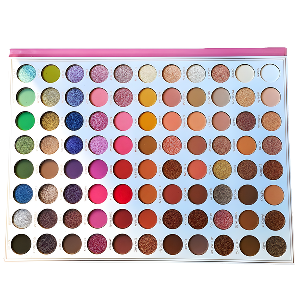88-Color Eyeshadow Palette With Mirror Pressed Glitter Palette Stage Makeup