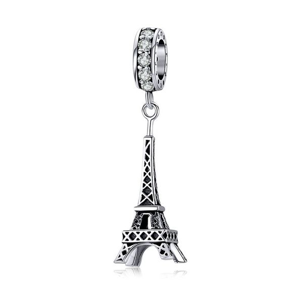 Charms Forever 925 Sterling Silver Eiffel Tower Charm by ASR