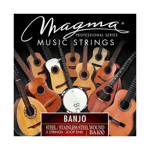 Magma BA100 Stainless Steel Wound Banjo Strings