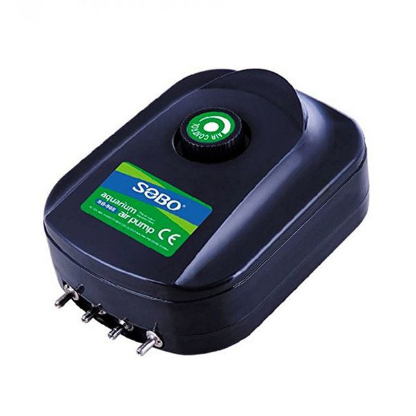 SOBO Air Pump 12W - 4x4 L/min - 4x 0.02Mpa