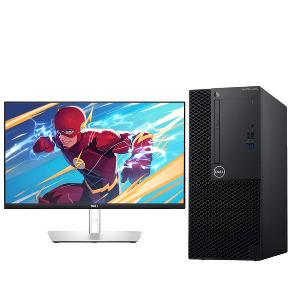 Certified Pre-Owned Dell OptiPlex 3060 Tower - Intel i5 8th Gen 16/512 Set