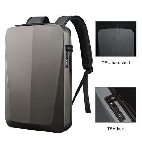 Laptop Backpack Hard Shell Anti theft 15 inch Black Shop Today. Get it Tomorrow takealot